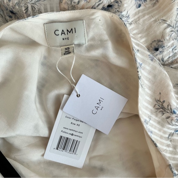 NWT Cami NYC lotus one shoulder silk cotton top XS - Picture 13 of 15